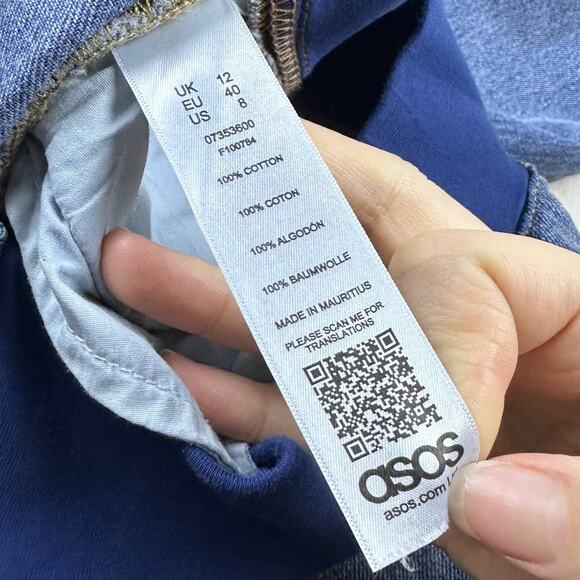 ASOS Denim Maternity Remo Rebel SB 20 Jeans Size 8 - Picture 13 of 13